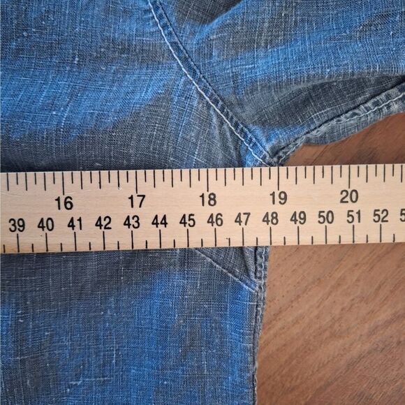 Tommy Bahama Womens Coastal Boho Linen Shirt Button Up Country Beachy Small P - Picture 9 of 10